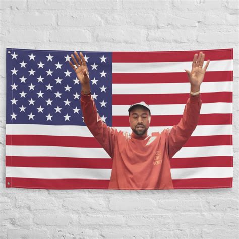 kanye west flag|kanye west american flag.